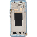 Pantalla OLED azul refurbished para Xiaomi 12T/12T Pro/Redmi K50 Ultra, con marco, lista para reparación.