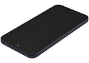Pantalla OLED Honor 400 refurbished Midnight Black con marco, ideal para reparación de pantalla rota.