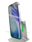 iPhone 13 Pro azul seminuevo, libre de fábrica, 128GB, con 100% salud de batería, certificado.