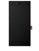 Pantalla LCD negra con marco para BlackBerry Leap Z20, repuesto para reparación de display roto.