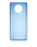 Tapa trasera original OnePlus 7T Glacier Blue, repuesto de back cover para teléfono golpeado.