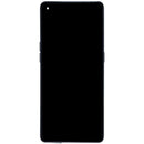 Pantalla AMOLED original negra para Oppo Find X5 (2022) con marco, ideal para reparación y repuesto.