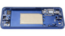 Pantalla OLED Samsung Galaxy S25 Plus 5G de 120Hz color azul marino, con marco, lista para reparación.