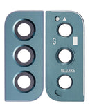Encuentra el lente de cámara trasera con anillo biselado en Xela Quetzaltenango para Samsung Galaxy S22 / S22 Plus en color verde.