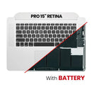Encuentra la tapa superior con batería y teclado para MacBook Pro 15 Retina (A1398/Mid 2015) en Quetzaltenango.