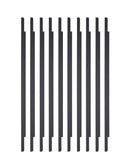 Bisel inferior de vidrio negro, sin logo, para MacBook Air 13" modelos A1932, A2179, A2337. Pack de 10 unidades para reparación.