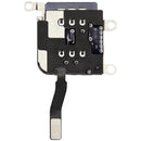 Lector Dual SIM con cable flex para iPhone 17 Pro/Pro Max, repuesto para reparación de slot SIM.