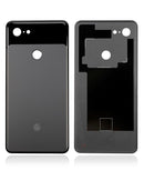 Tapa trasera negra usada para Google Pixel 3 XL, carcasa de vidrio, repuesto para reparación.