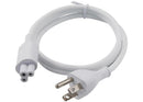 Cable de extensión original para adaptador de corriente iMac 24 de 143W, versión US, con enchufe tipo americano.