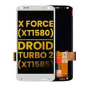 Compra una pantalla LCD reacondicionada blanca para Motorola Moto X Force / Droid Turbo 2 en Xela Quetzaltenango.