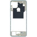 Chasis intermedio genuino azul para OPPO A15 CPH2185, pieza de repuesto para reparación.