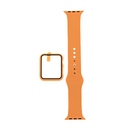 Pulsera + Bumper Con Protector De Pantalla Para  Apple Watch 40 Mm Color - Naranja -