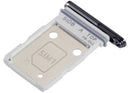 Bandeja dual SIM negra para Samsung Galaxy S26 (SM-S942B), repuesto esencial para tu móvil.