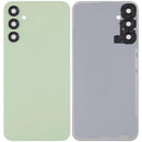 Tapa trasera verde lima para Samsung Galaxy A24 4G con lente de cámara, repuesto original.