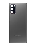 Tapa trasera con lente de camara para Samsung Galaxy Note 20 5G (Original) (Mystic Gray)