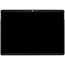 Digitizer con cable flex negro para Microsoft Surface Pro X (1876), listo para reparación de pantalla.