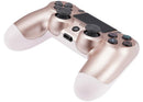 Control alámbrico DoubleShock 4 color oro rosa para PlayStation 4 con cable USB.