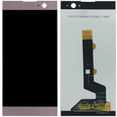 Pantalla original Sony Xperia XA2 rosa, display LCD frontal para reemplazo de pantalla rota H3113.