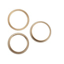 Anillo de bisel de cámara trasera para iPhone 13 Pro/Pro Max dorado, paquete de 30 piezas, protección elegante.