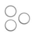 Aro bezel blanco de titanio para cámara trasera iPhone 15 Pro (A2848, A3101), repuesto Apple.