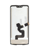 Pantalla LCD sin marco para Doogee S90, ideal para reparación, mostrando el display y componentes internos del celular.