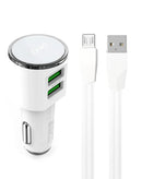 Encuentra el cargador de auto LDNIO C29 3.4A dual USB-A con cable USB A-M en Xela Quetzaltenango.