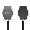SSD portátil Derlar Ape-King 1TB USB-C DataSafe con imán, color negro, perfil delgado.