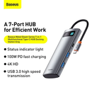 Encuentra el Hub USB-C BASEUS Joystar 7in1 (4K@60Hz) (100w) en Xela, Quetzaltenango, perfecto para tus necesidades de conectividad.