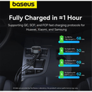 Compra el cargador de auto Baseus Enjoyment Pro con cable USB-C integrado de 60w en Quetzaltenango.
