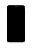 Pantalla LCD Samsung Galaxy A10 SM-A105F negra sin marco, para reparación móvil, vista frontal.