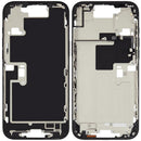 Encuentra la carcasa central con botones de encendido y volumen para iPhone 16 Pro Max en Quetzaltenango, calidad OEM usada de grado A en color Negro Titanium.