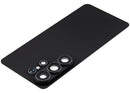Tapa trasera de vidrio negra para Samsung Galaxy S26 Ultra con lente de cámara, repuesto Aftermarket Plus.