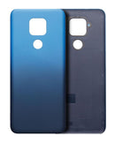 Tapa trasera original Motorola Moto G Play 2021 en color Misty Blue disponible en Xela Quetzaltenango.