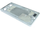 Tapa superior original Samsung Galaxy S25 Ultra Titanium Silver, marco intermedio para reparación SM-S938B.