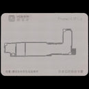 Plataforma mid-layer de estaño para reballing de placa base Apple iPhone 14 Pro Max.