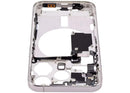 Carcasa central blanca de iPhone 15 Pro usado en Quetzaltenango, pieza OEM de calidad B.