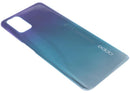 Tapa trasera original Oppo A72 2020 azul cielo, repuesto para reparación CPH2067.