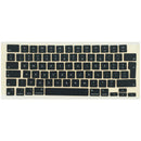 Kit de teclas UK negras para MacBook Air 13", Air 15", Pro 14", Pro 16" (2021-2026) en Space Black.