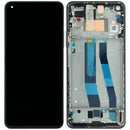 Pantalla OLED negra original para Xiaomi Mi 11 Lite con marco, lista para reparación y repuesto.