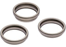 Anillo de bisel cámara trasera iPhone 15 Pro Max A2849 titanio natural, set de 3 (10 paquetes).