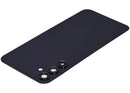Tapa trasera Brave Black para Samsung Galaxy A15 5G (A156) con lente de cámara, repuesto de carcasa.