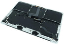 Tapa superior plateada de MacBook Pro 13 A2338 (M2) con teclado y batería, repuesto OEM.