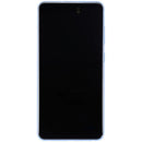 Pantalla OLED azul de 120Hz para Samsung Galaxy S21 FE 5G con marco, lista para repuesto y reparación.