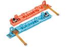 Rail plástico (Derecha+Izquierda) con cable flex para Nintendo Switch 2 en colores azul y naranja en Quetzaltenango.