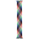 Banda trenzada Braided Solo Loop Apple Watch Pride Edition, tamaño 12 grande, con los colores del arcoíris y diseño elástico para 44mm-49mm.