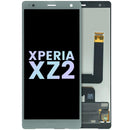 Pantalla original Sony Xperia XZ2 Liquid Silver sin marco, repuesto para reparación de display roto.