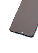 Pantalla refurbished Huawei Mate 30 con marco verde, repuesto para reparación de display LCD.