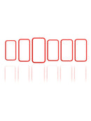 Molde de alineacion para vidrio templado para iPhone 5 hasta 11 Pro Max