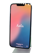 iPhone 14 azul seminuevo, 128GB, libre de fábrica, grado 1 como nuevo, con 90% salud de batería.