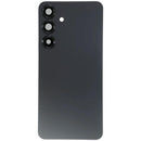 Tapa trasera de vidrio Blue Black para Samsung Galaxy S25 Plus 5G con módulo de cámara. Repuesto original SM-S936B.